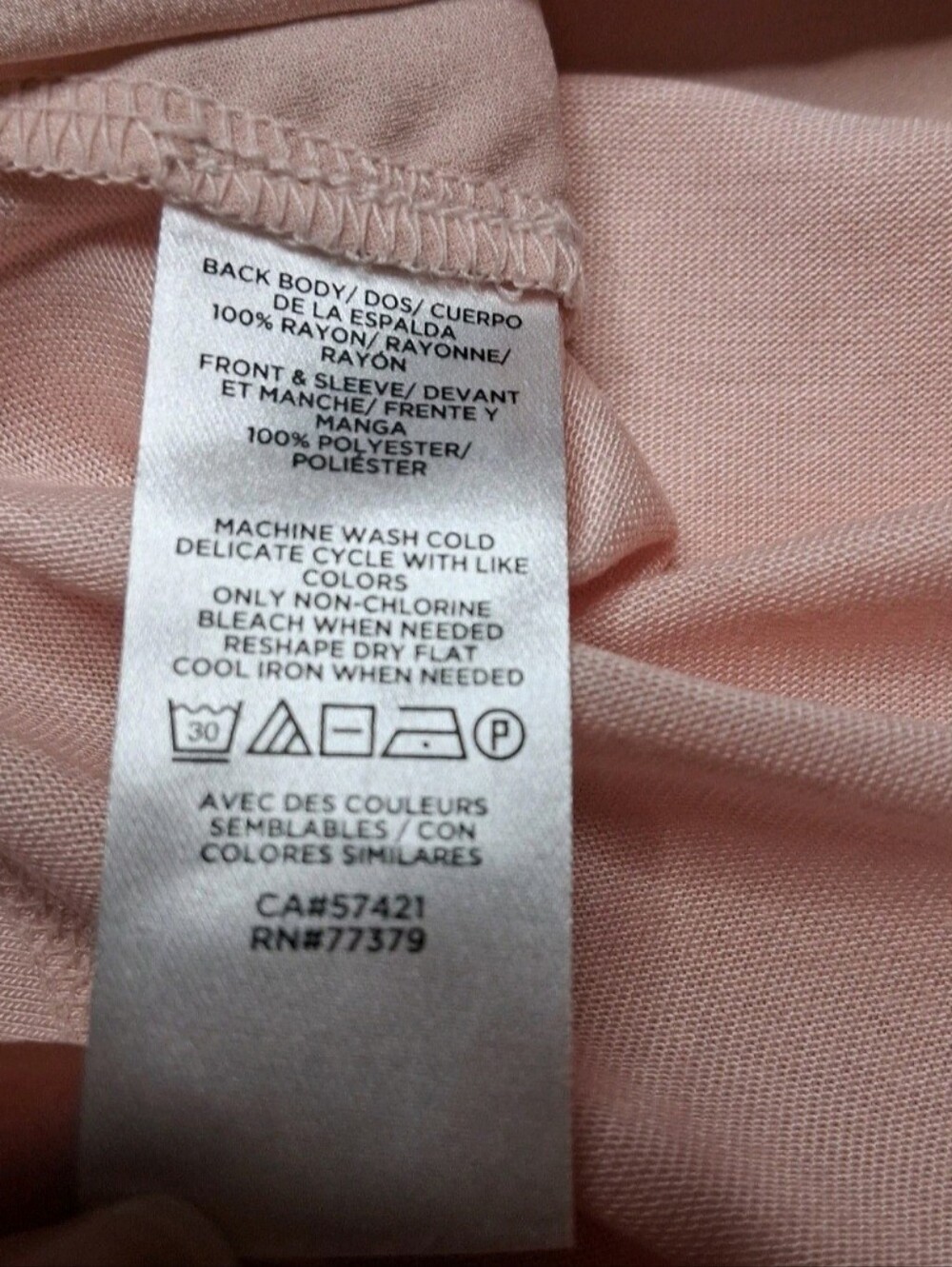 Ann Taylor Women's Pink Satin V-Neck Long Sleeve Blouse Top Shirts Size Petite S - Picture 8 of 12